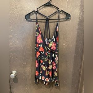 Spaghetti strap romper